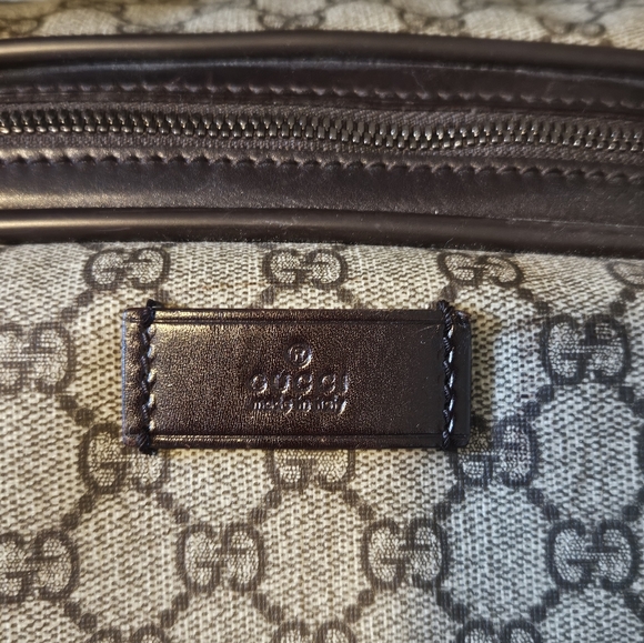 Unisex Gucci Supreme Monogram duffle  travel bag - Picture 3 of 12